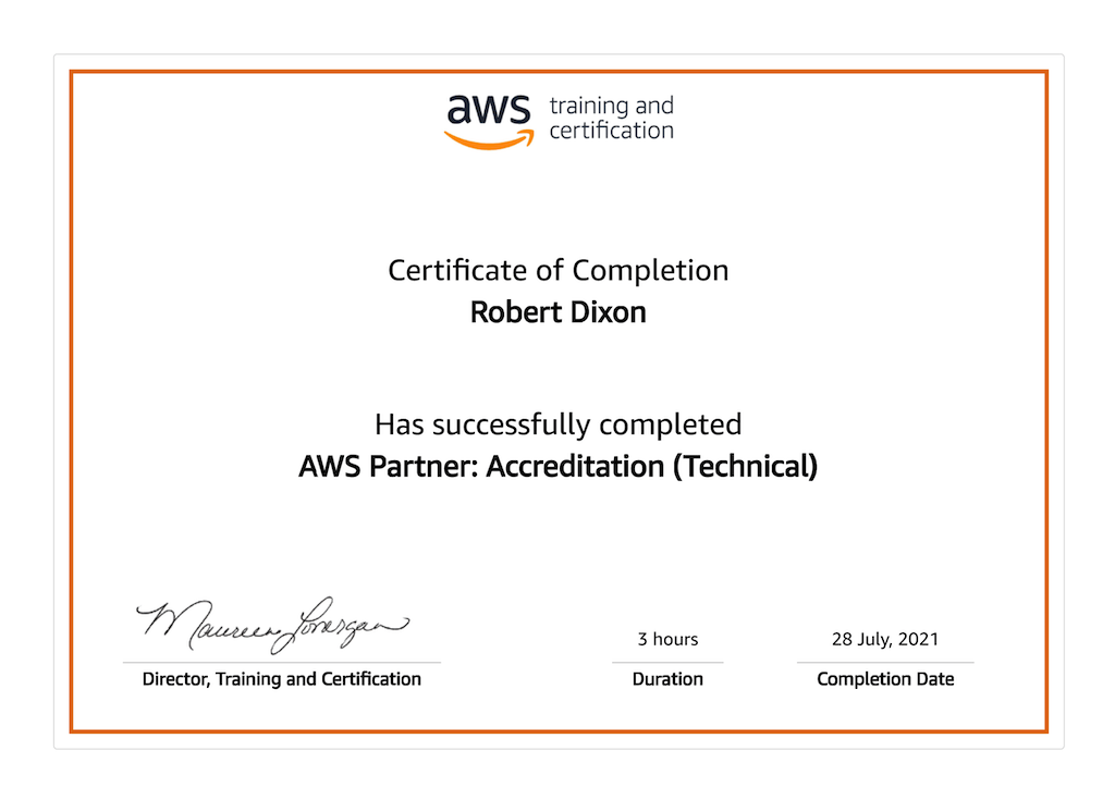 AWS Partner Accreditation Technical